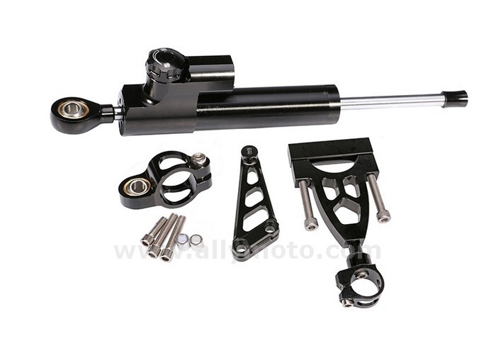 113 Cnc Steering Damper Honda Cb400 Vtec 1999-2012 W- Bracket Kits@2